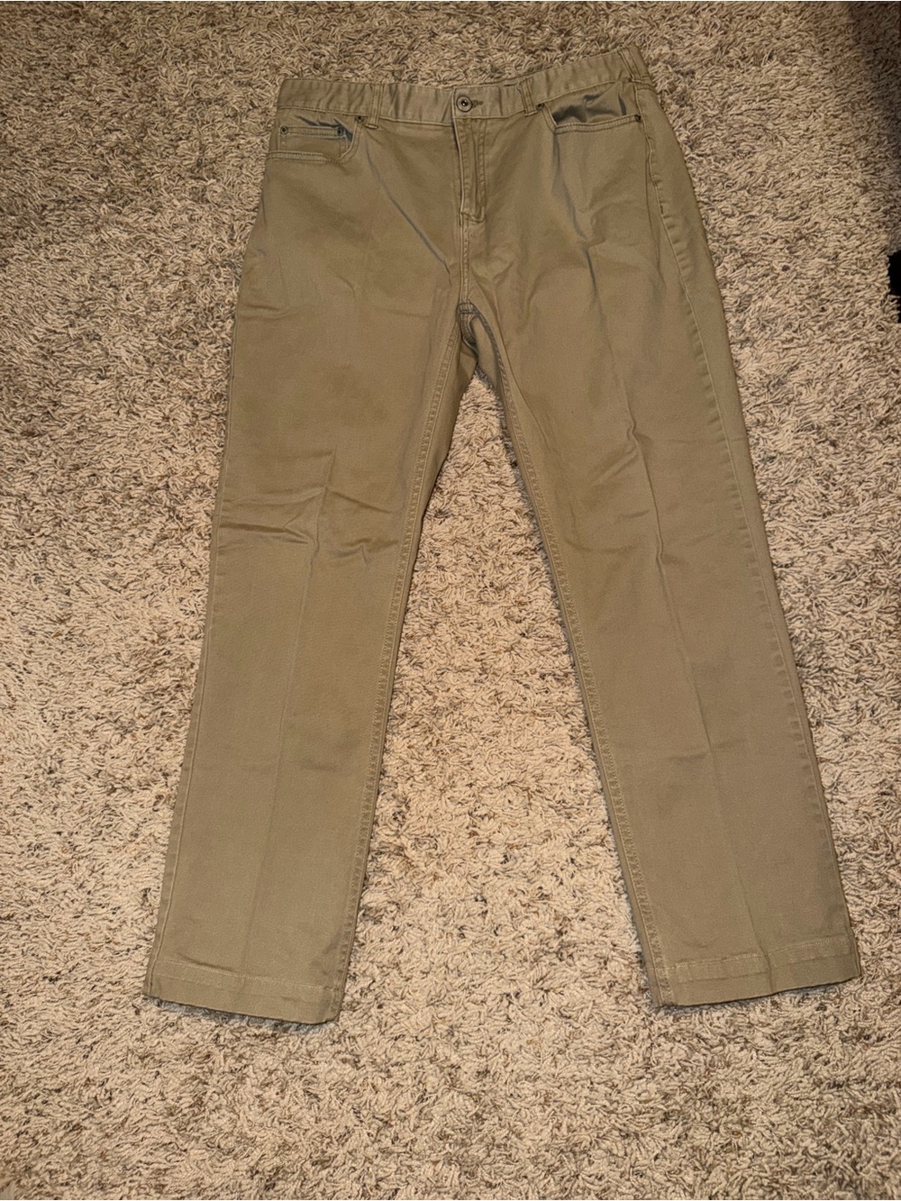 Men's Slim Stretch Pants khaki size 34x32